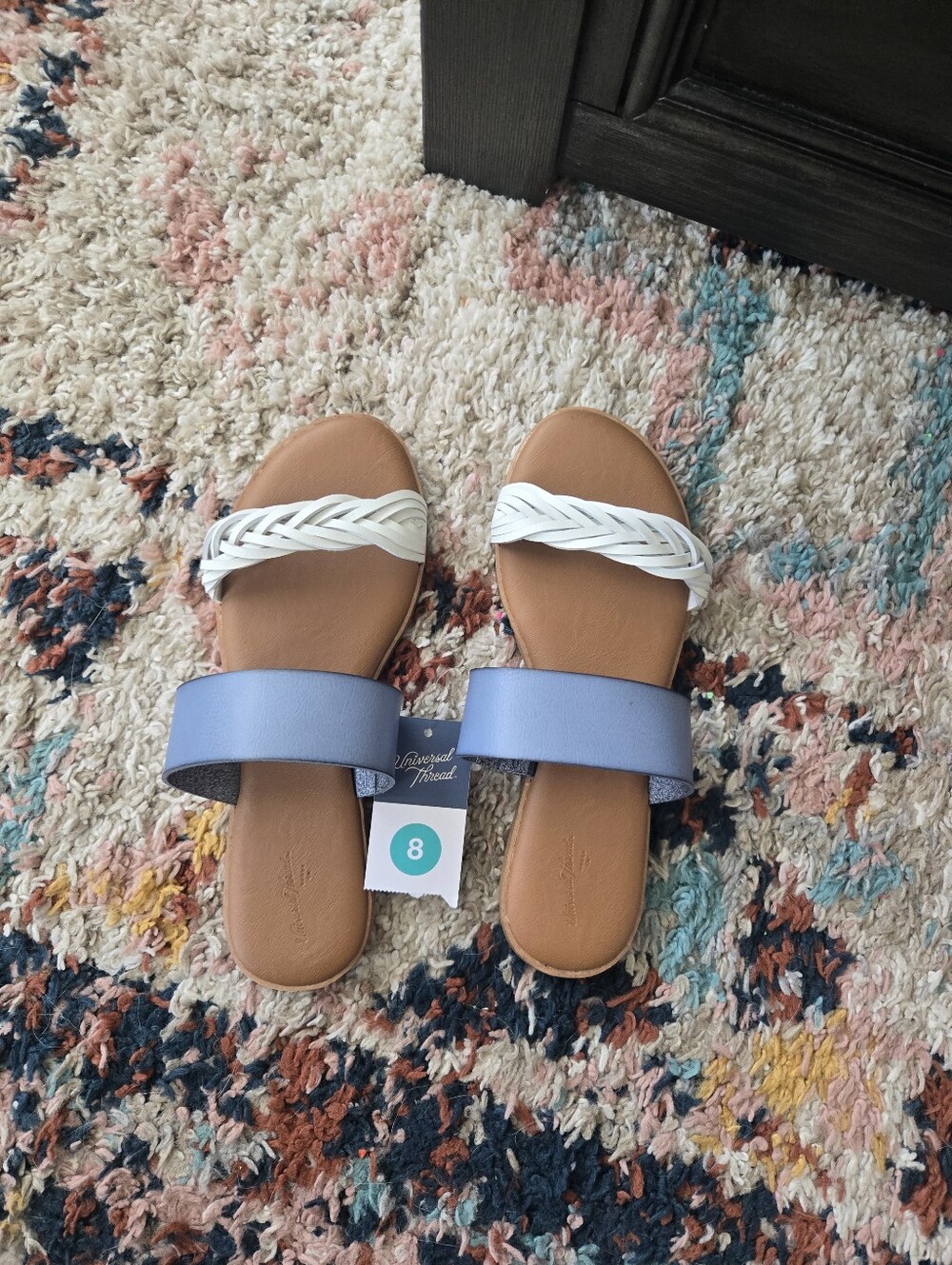Universal Thread Two Band Slide Sandals - Picture 2 of 6
